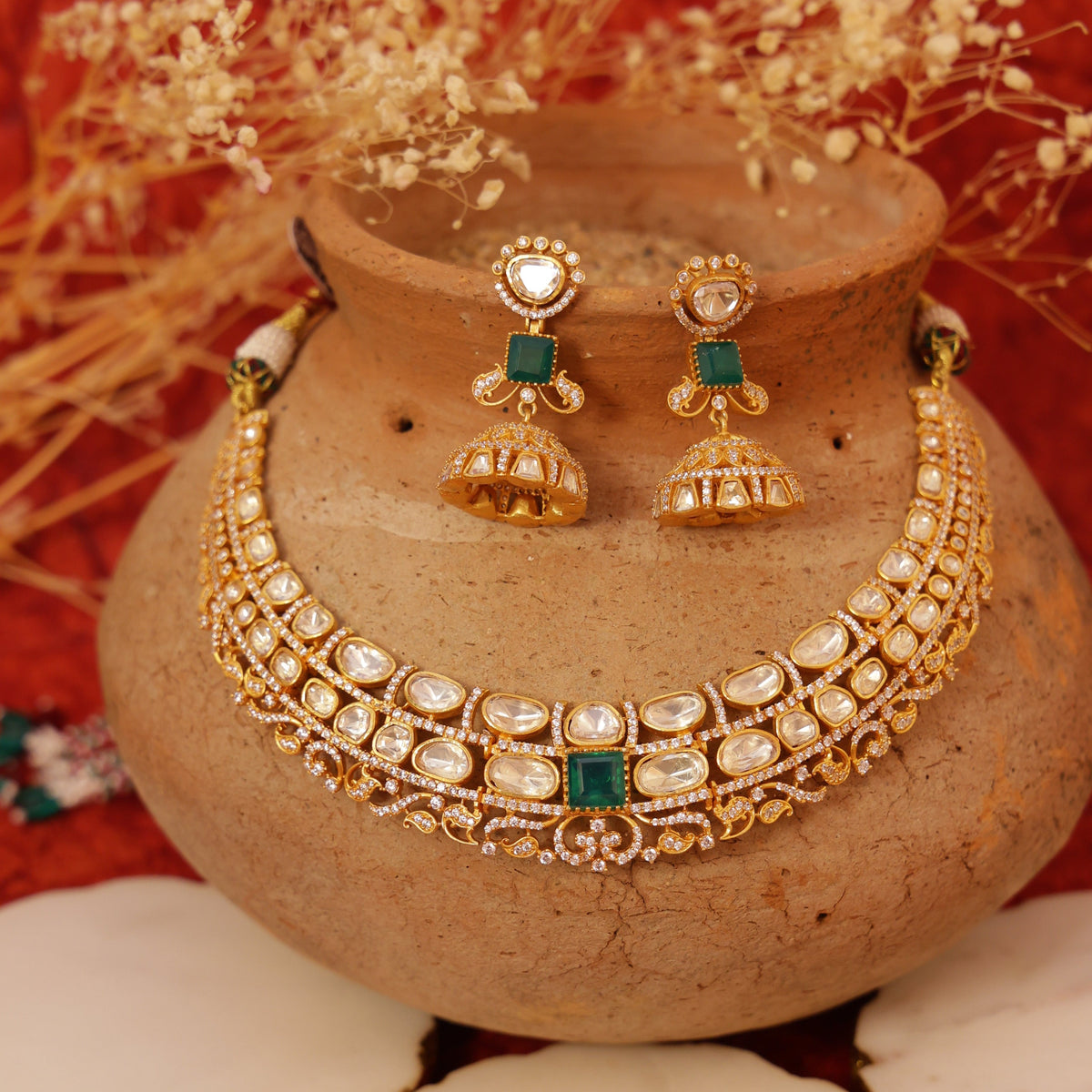 Kundan Necklace Set