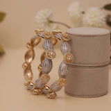 American Diamond Pachheli Bangle