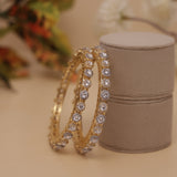 American Diamond Pachheli Bangle