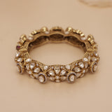Luxury Moissanite Kundan Kada Bangle