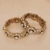 premium Moissanite Kundan Bangle