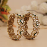 premium Moissanite Kundan Bangle