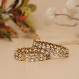 Moissanite Kundan Premium Bangle