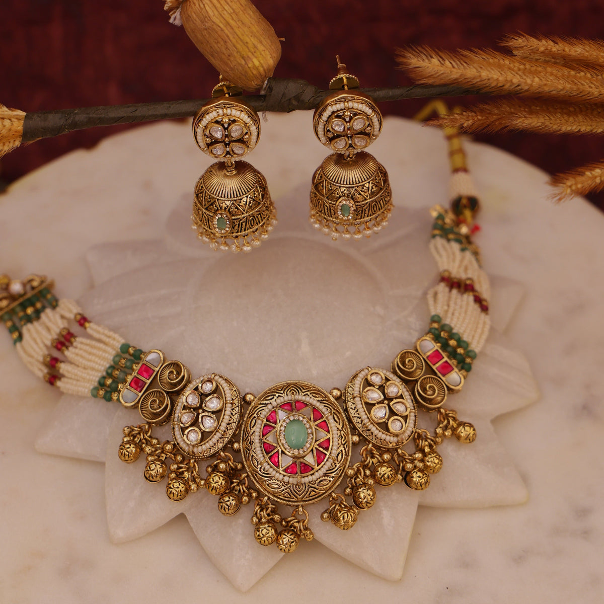 Antique Necklace Set