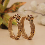 Antique Matt Gold Bangle
