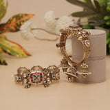 Antique Swarovski Jhumka Latkan Bangle