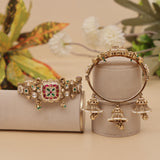 Antique Swarovski Jhumka Latkan Bangle