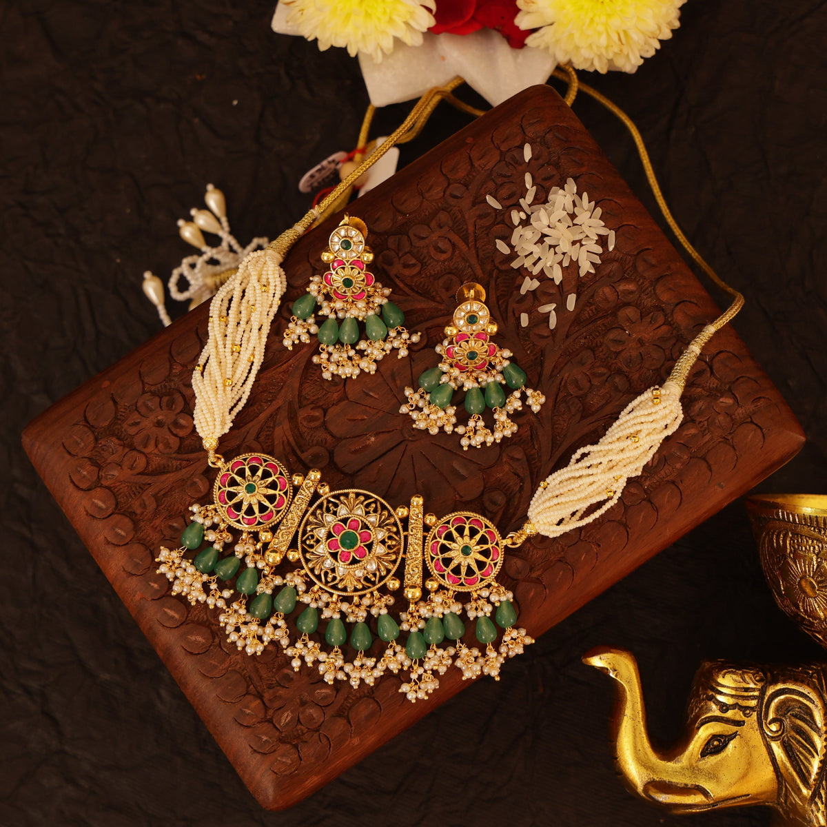 Kundan Necklace Set