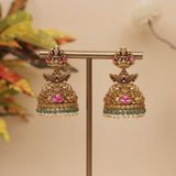Antique Gold Jhumka Earring