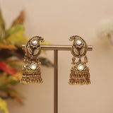 Antique Gold Jhumka Earring