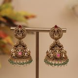 Antique Gold Jhumka Earring