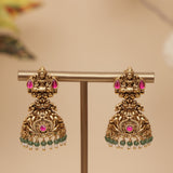 Antique Gold Jhumka Earring