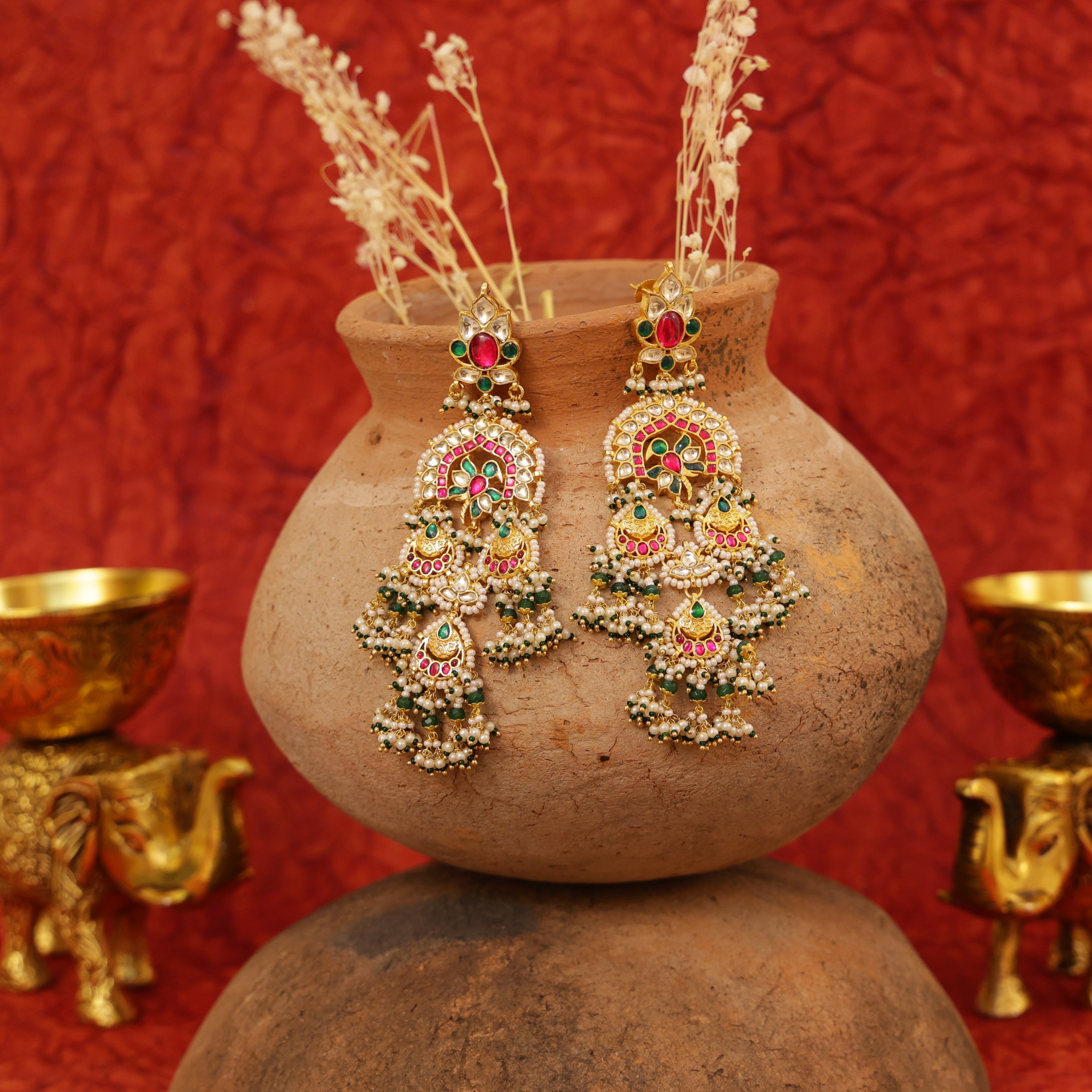 Pachi Kundan Earring