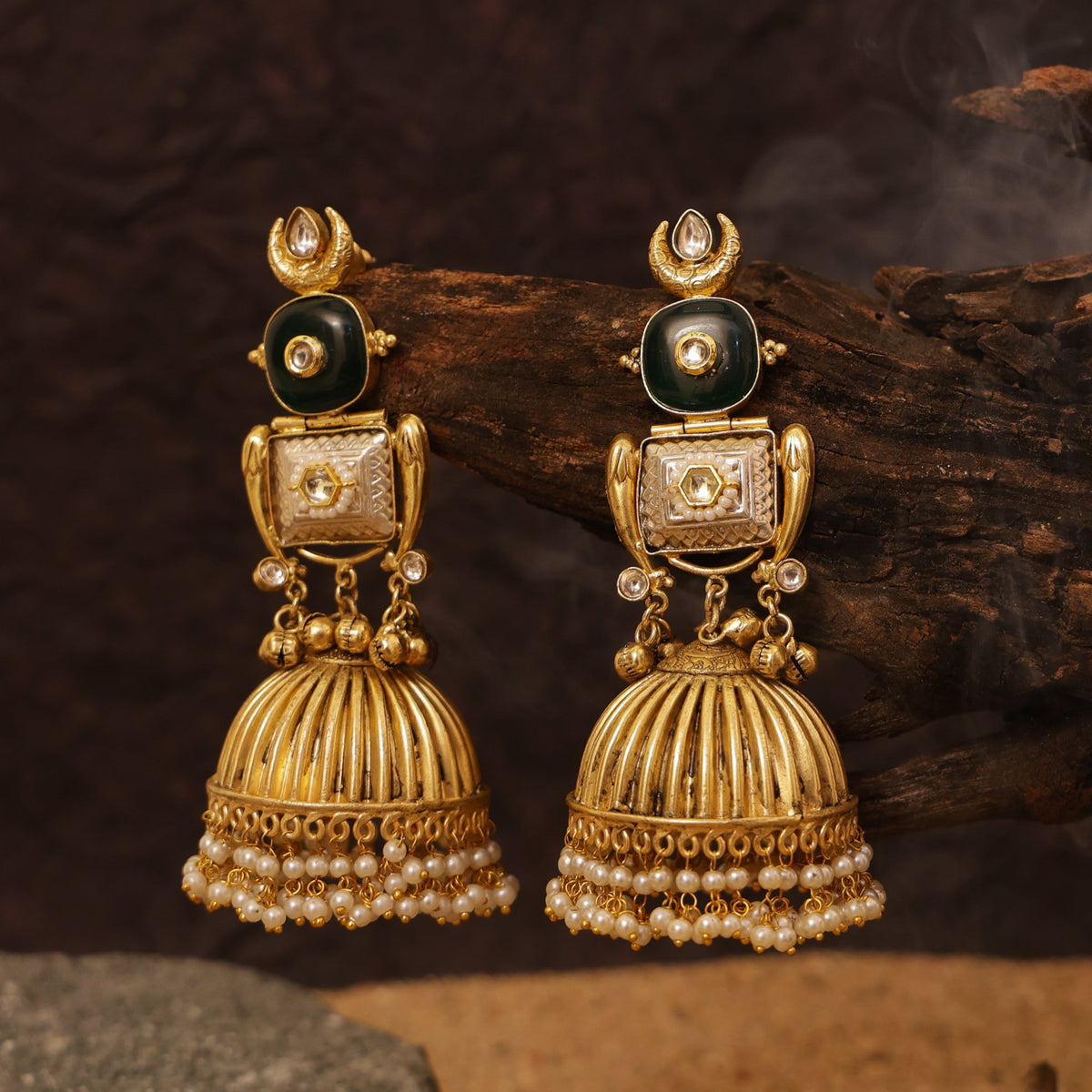 Antique Gold Earring