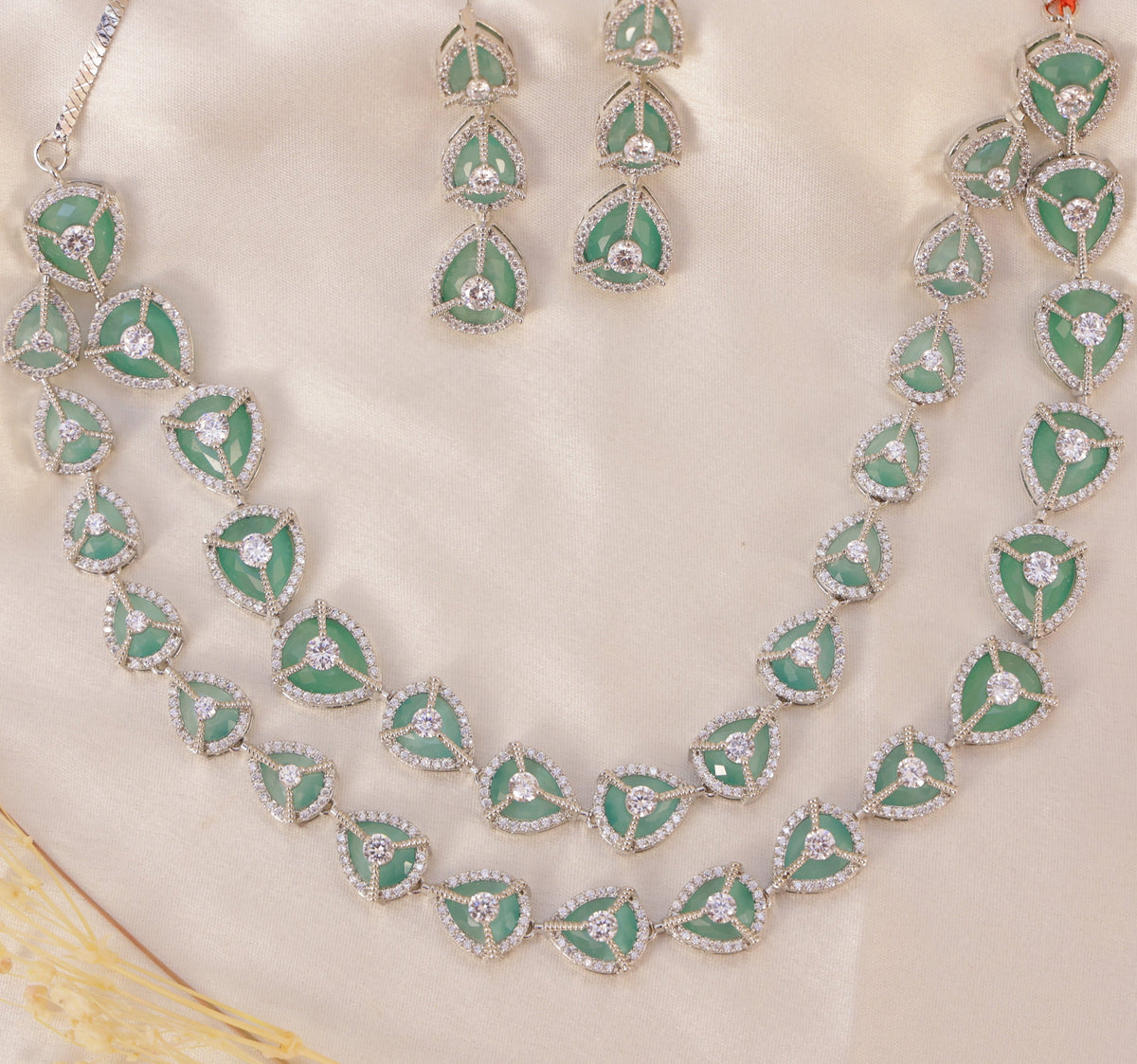 American Diamond Necklase Set