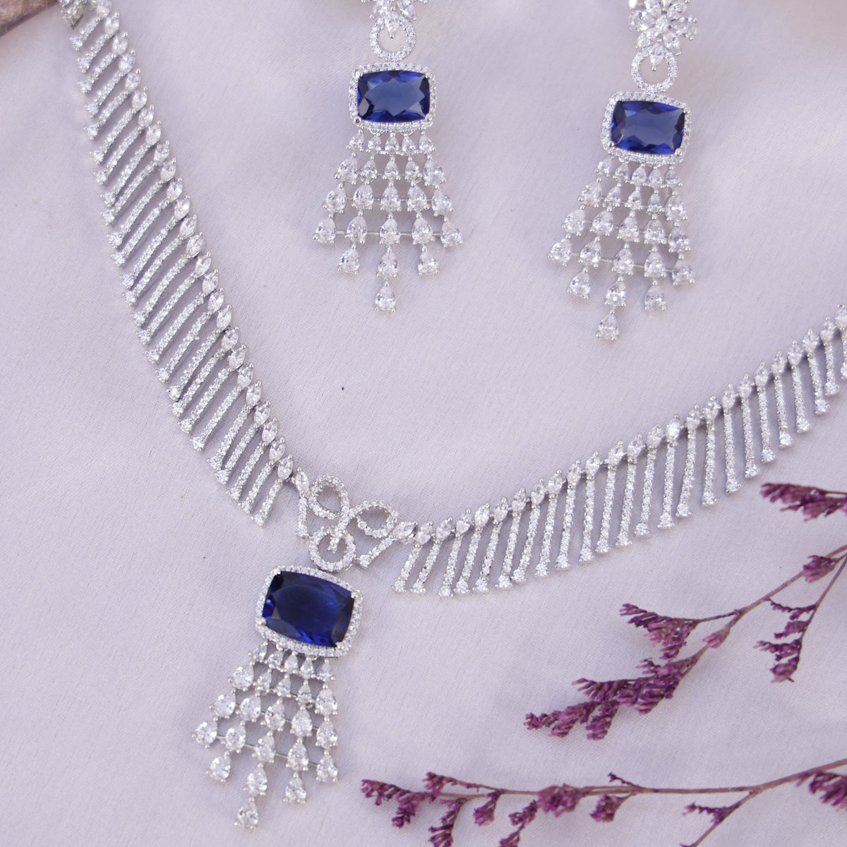 American Diamond Necklase Set