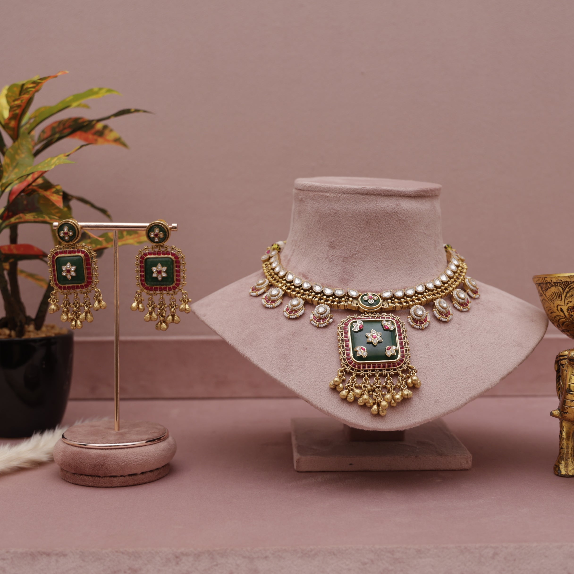 Antique Swarovski Necklace Set