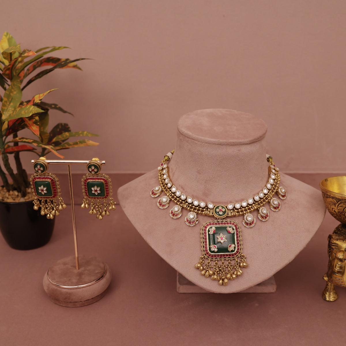 Antique Swarovski Necklace Set