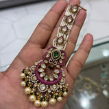Premium Moissanite Kundan Earring (Copy)