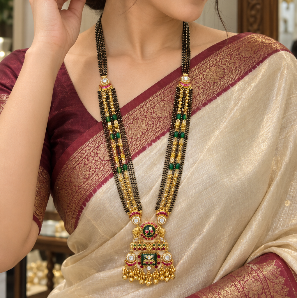 Antique Heritage 36 Inch Long Mangalsutra Set