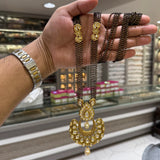 Antique Kundan 36 Inch Long Mangalsutra