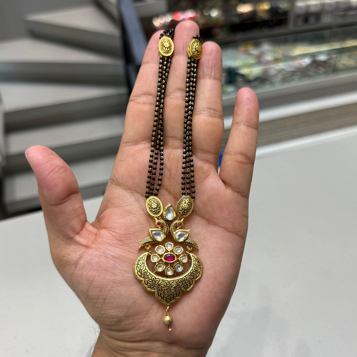 Antique Kundan 24 Inch premium Mangalsutra