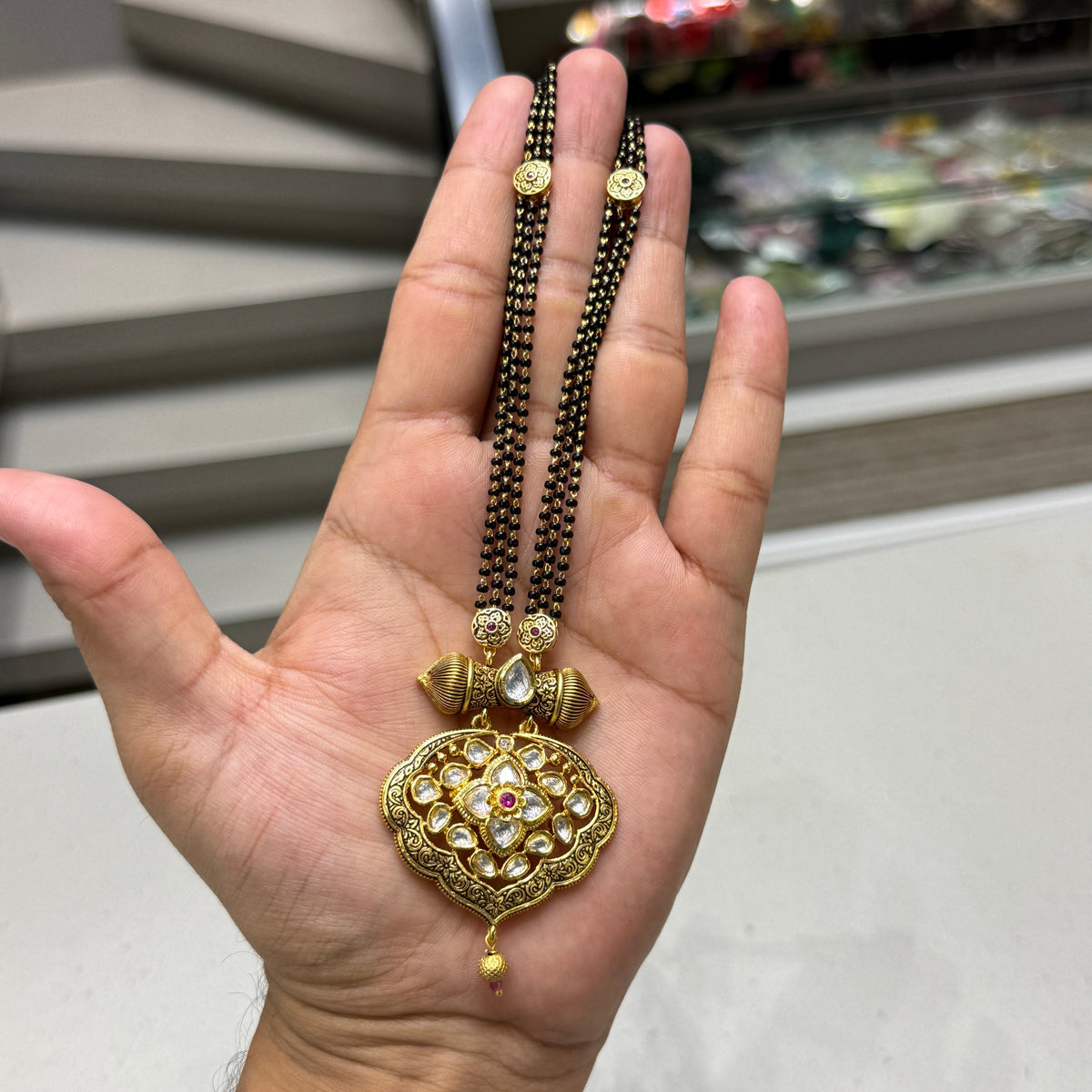 Antique Kundan 24 Inch premium Mangalsutra