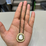 Moissanite Kundan 24 Inch premium Mangalsutra