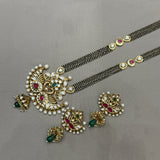 Antique Kundan 36 Inch Long Mangalsutra Set