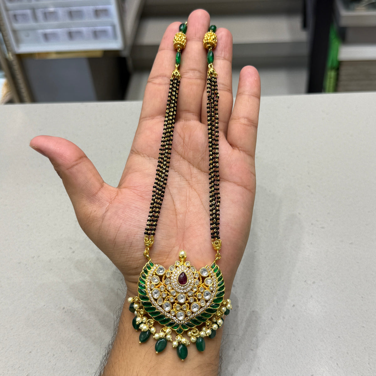 Kundan Pachhi 30 Inch premium Mangalsutra