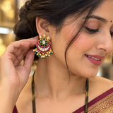 Pachhi Kundan With Cylinder Mala36 Inch Long Mangalsutra