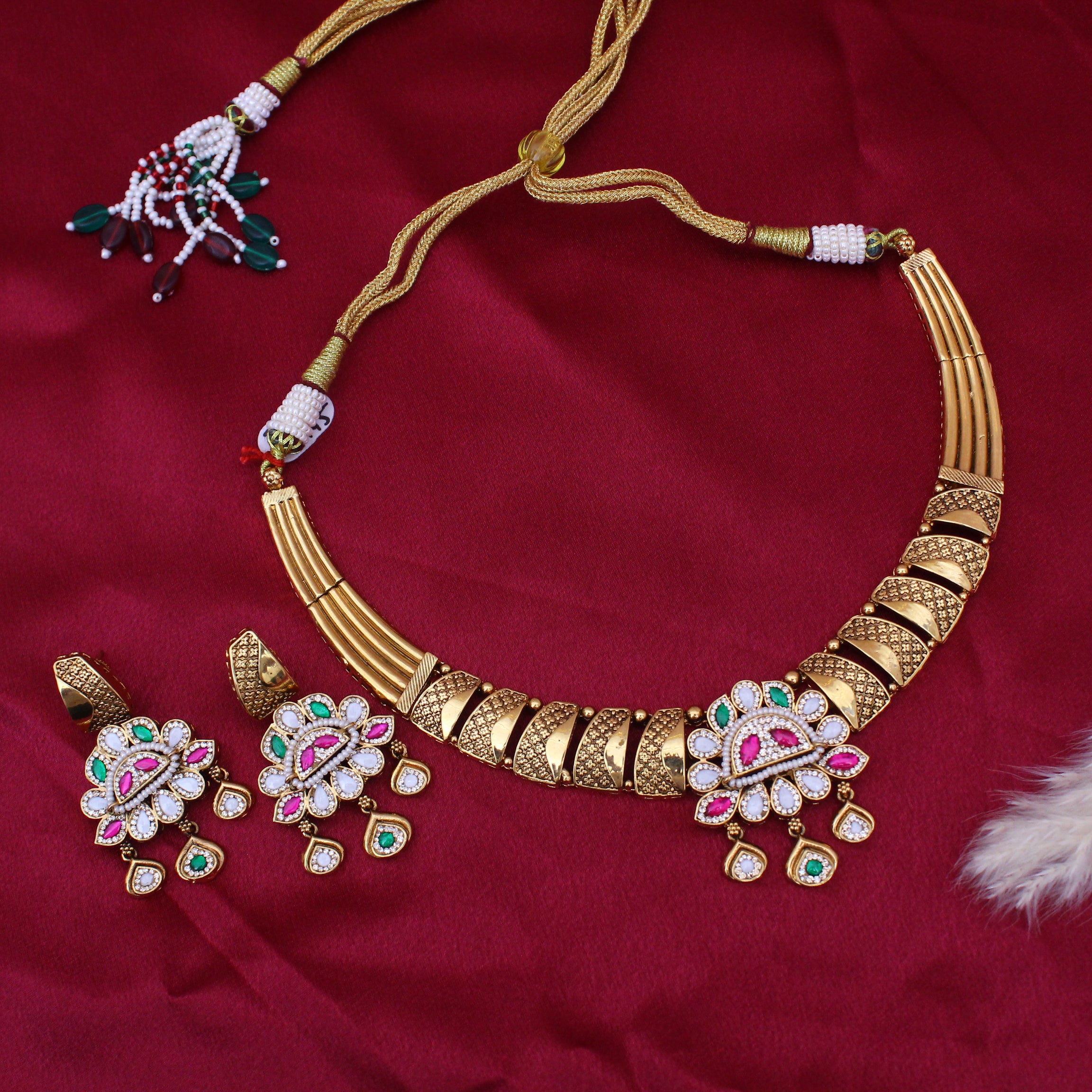 Antique Swarovski Necklace Set