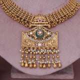 Antique Chandan Patta Necklace set