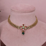 Antique Chandan Patta Choker Necklace set