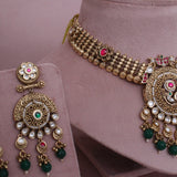Antique Chandan Patta Necklace set