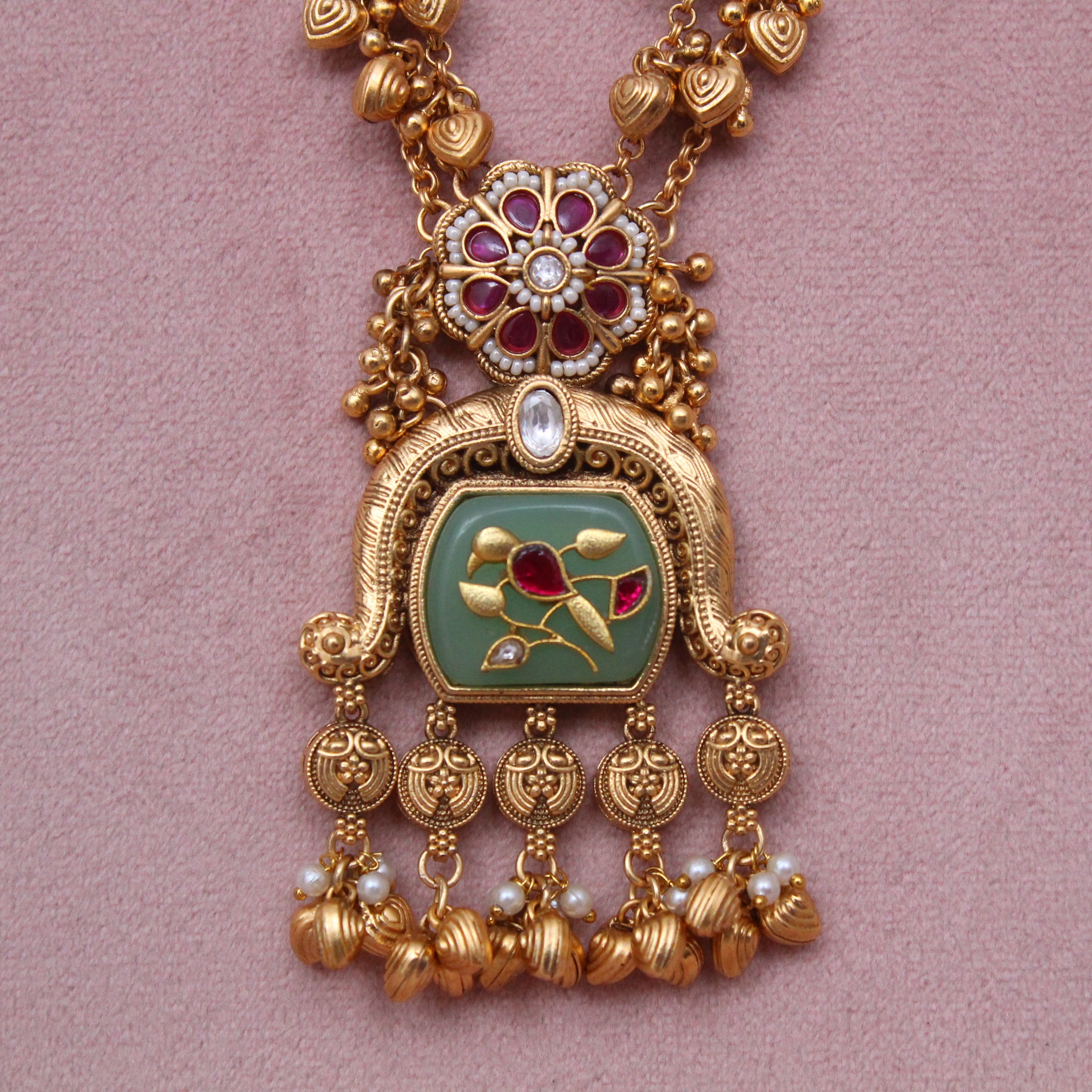 Antique Heritage Lariat Necklace Set