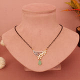 Short Daily wear Kundan Mangalsutra 18 Inch