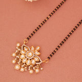 Short Daily wear Kundan Mangalsutra 18 Inch