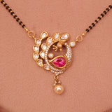 Short Daily wear Kundan Mangalsutra 18 Inch