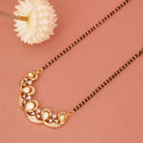 Short Daily wear Kundan Mangalsutra 18 Inch