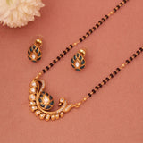 Short Daily wear Kundan Mangalsutra 18 Inch