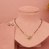 Short Daily wear Kundan Mangalsutra 18 Inch