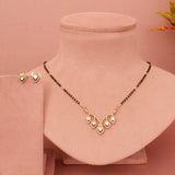 Short Daily wear Kundan Mangalsutra 18 Inch