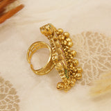 Antique Gold Heritage Swarovski Finger Ring