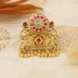 Antique Gold Heritage Swarovski Finger Ring