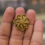 Antique Gold Matt Finger Ring