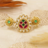 Antique Gold 2 Finger's Ring