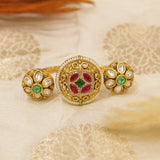 Antique Gold 2 Finger's Ring
