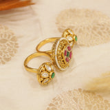 Antique Gold 2 Finger's Ring