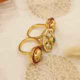 Antique Gold 2 Finger's Ring